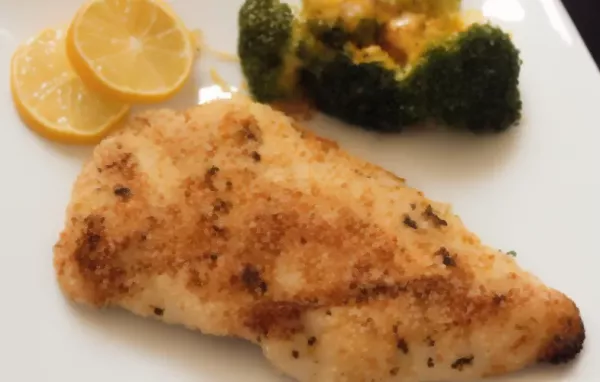 Delicious Parmesan-Crusted Lemon Pepper Chicken Recipe