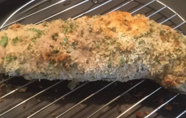 Delicious Parsley and Parmesan Crusted Pork Tenderloin Recipe