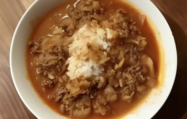 Delicious Passover Unstuffed Cabbage Soup Recipe