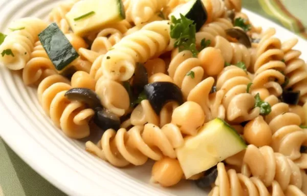 Delicious Pasta Chickpea Salad Recipe