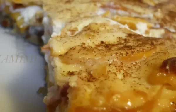 Delicious Peach and Cream Cheese Torte Recipe