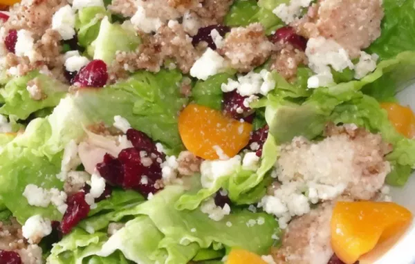 Delicious Pecan Crusted Chicken Salad