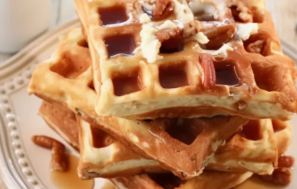 Delicious Pecan Ricotta Waffles