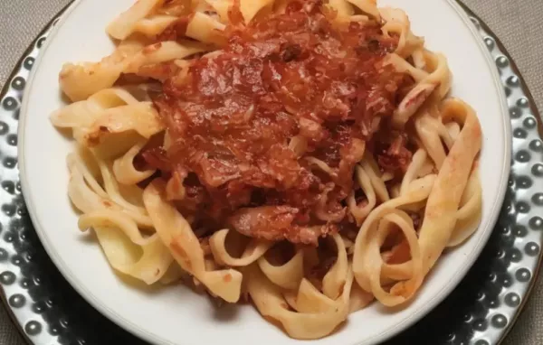 Delicious Pork and Shiitake Mushroom Ragu