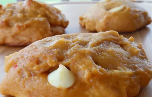 Delicious Pumpkin White Chocolate Cookies