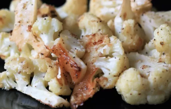 Delicious Roasted Cauliflower with Parmesan Recipe