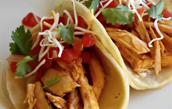 Delicious Roasted Chicken Soft Tacos