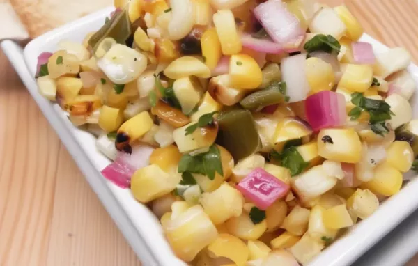 Delicious Roasted Corn and Jalapeno Salsa Recipe