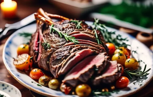 Delicious Roasted Greek Leg of Lamb Recipe