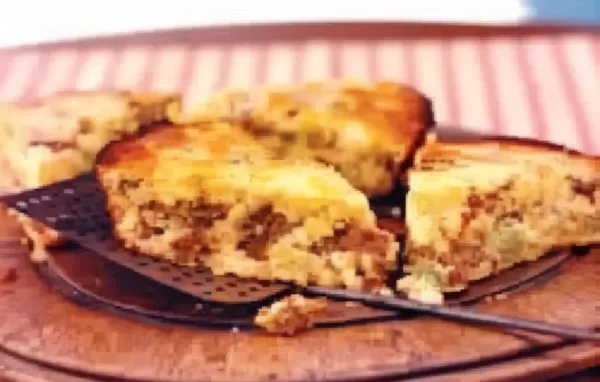 Delicious Sausage Cornbread Bake