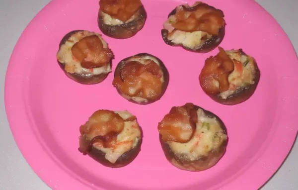 Delicious Seafood Stuffed Mushrooms