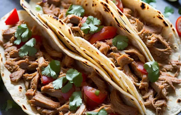 Delicious Shredded Pork Fajita Tacos Recipe