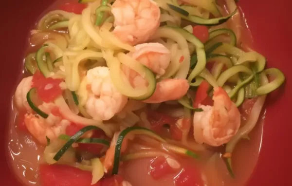 Delicious Shrimp Scampi Zucchini Recipe