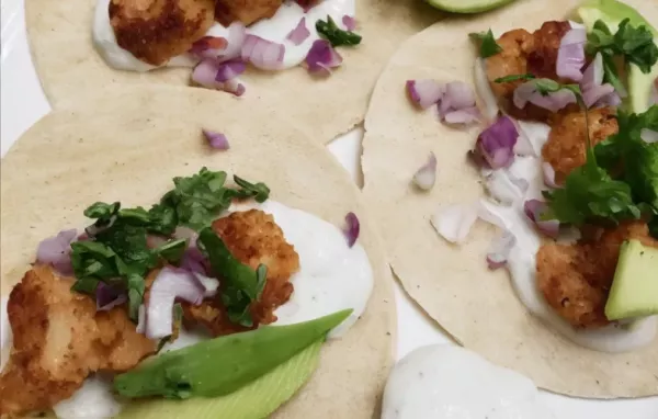 Delicious Shrimp Tacos with Zesty Cilantro Lime Crema