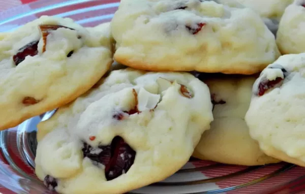 Delicious Soft Sugar Cookies Loaded with White Chocolate, Almonds, and Cranberries