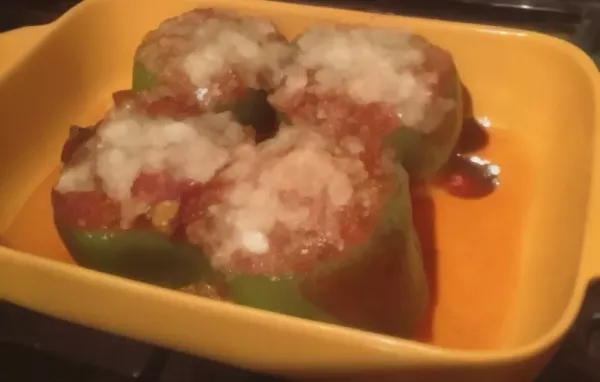 Delicious Stuffed Green Peppers Recipe