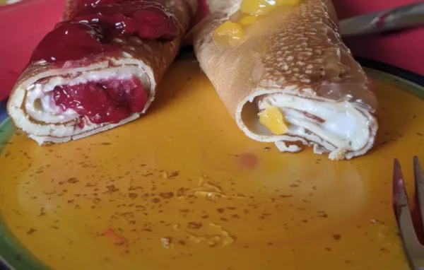 Delicious Sweet Peach Crepe Filling Recipe