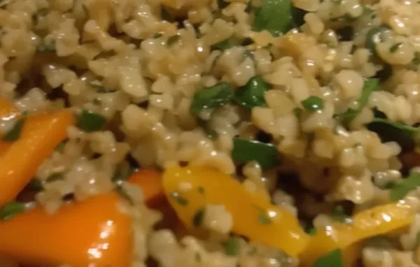 Delicious Vegan Freekeh Salad Inspired by Turkish Cuisine