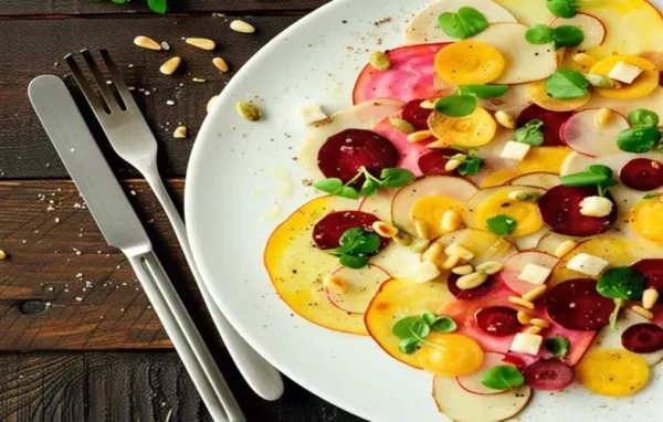 Delicious Vegetarian Carpaccio Recipe