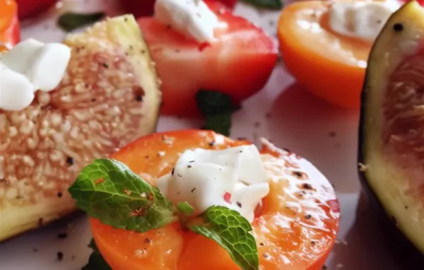 Delicious Whipped Ricotta with Sweet Honey and Fresh Summer Fruit