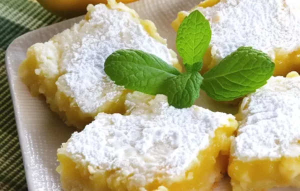 Delicious White Chocolate Lemon Bars Recipe