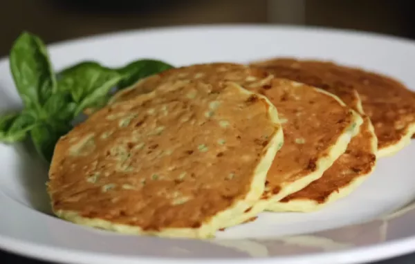 Delicious Zucchini Cheddar Pancakes