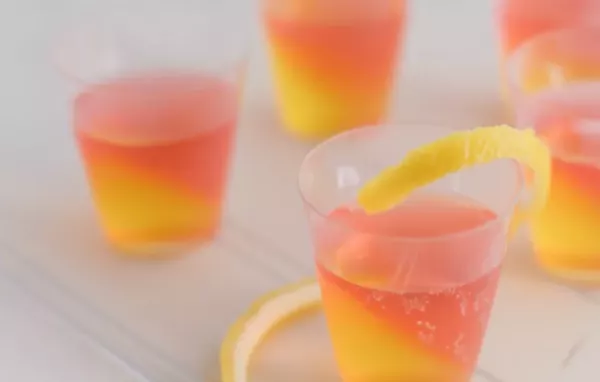 Delight your guests with these refreshing French 75 Jell-O shots