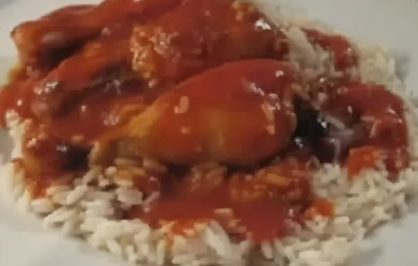 Dutch East Chicken Wings and Rice Recipe