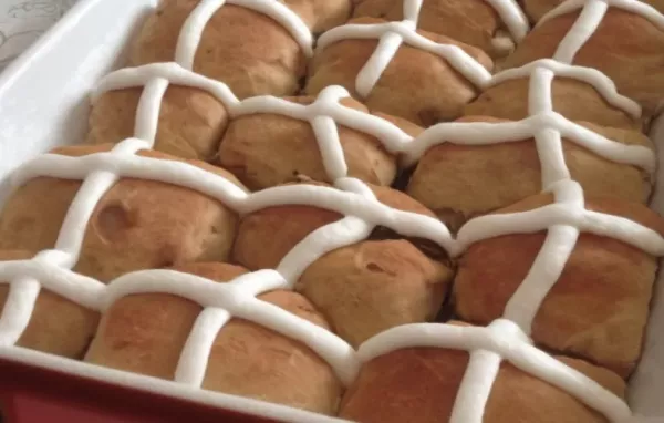 Easter Buttermilk Hot Cross Buns