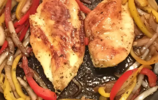 Easy and Delicious Chicken and Peppers with Balsamic Vinegar Recipe