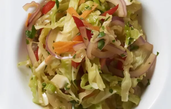 Easy Asian Inspired Cole Slaw