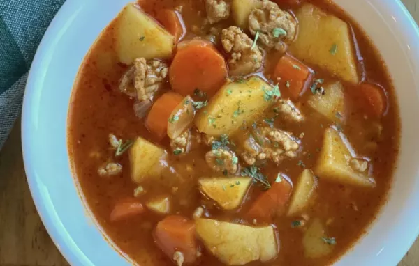 Easy Ground Turkey Stew