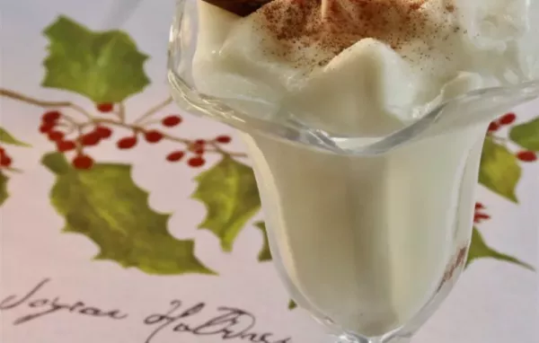 Easy Holiday Eggnog Shake