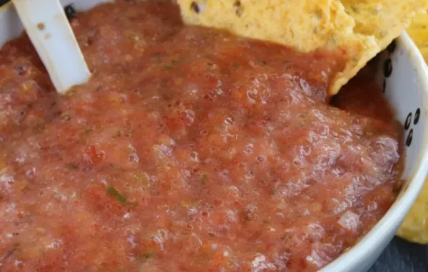 Easy Homemade Smoky Salsa Recipe