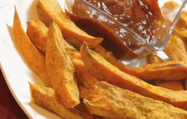 Easy Sweet Potato Fries with Curry Ketchup