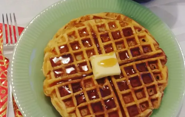 Eggnog Waffles