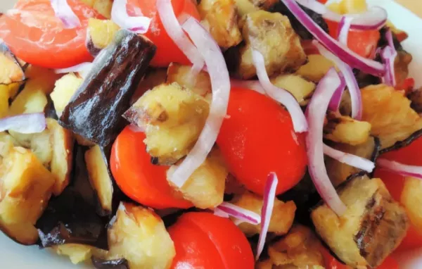 Eggplant-Tomato Salad