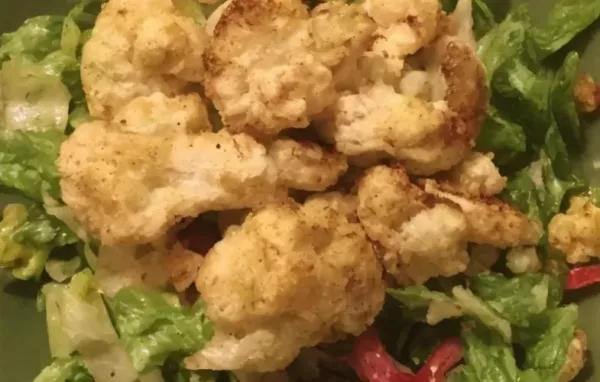 Falafel-Crusted Cauliflower