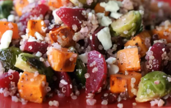 Fall Quinoa Salad with Poppy Seed Dressing
