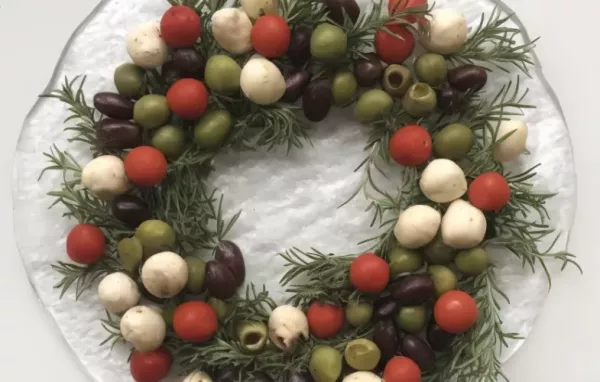 Festive Olive and Cheese Appetizer