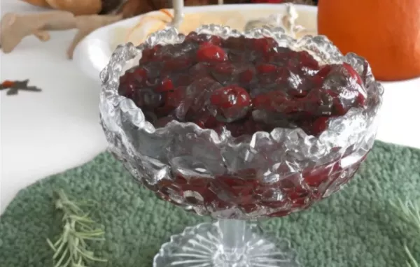 Fig and Rosemary Cranberry Sauce