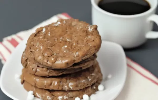 Flourless Hot Cocoa Cookies