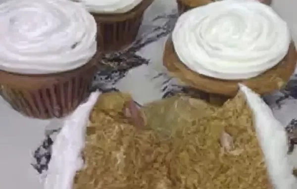 Fluffy Pumpkin Spiced Cupcakes with Cream Cheese Frosting