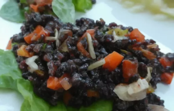 Forbidden Black Rice Salad Recipe