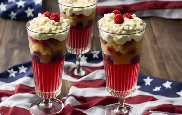 Fourth of July Layered Gelatin