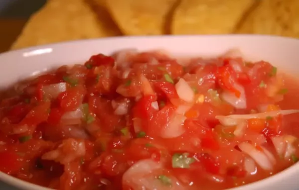 Fresh and flavorful garden tomato salsa