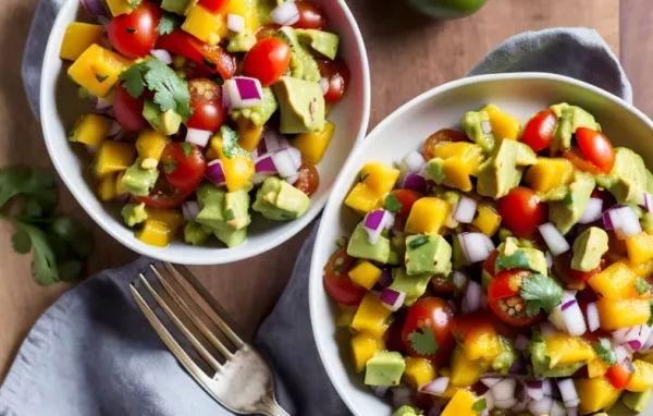 Fresh and tangy salsa with the perfect blend of flavors