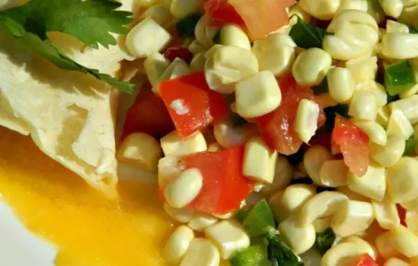 Fresh Corn Salsa with Orange and Lime