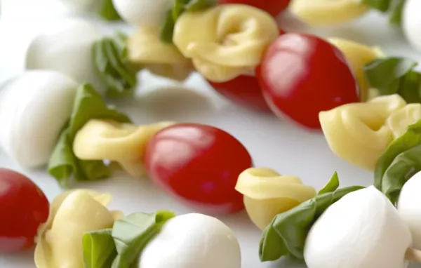 Fresh Mozzarella and Tortellini Skewers Recipe