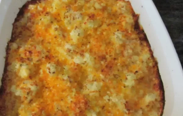 Garlic Cauliflower Au Gratin